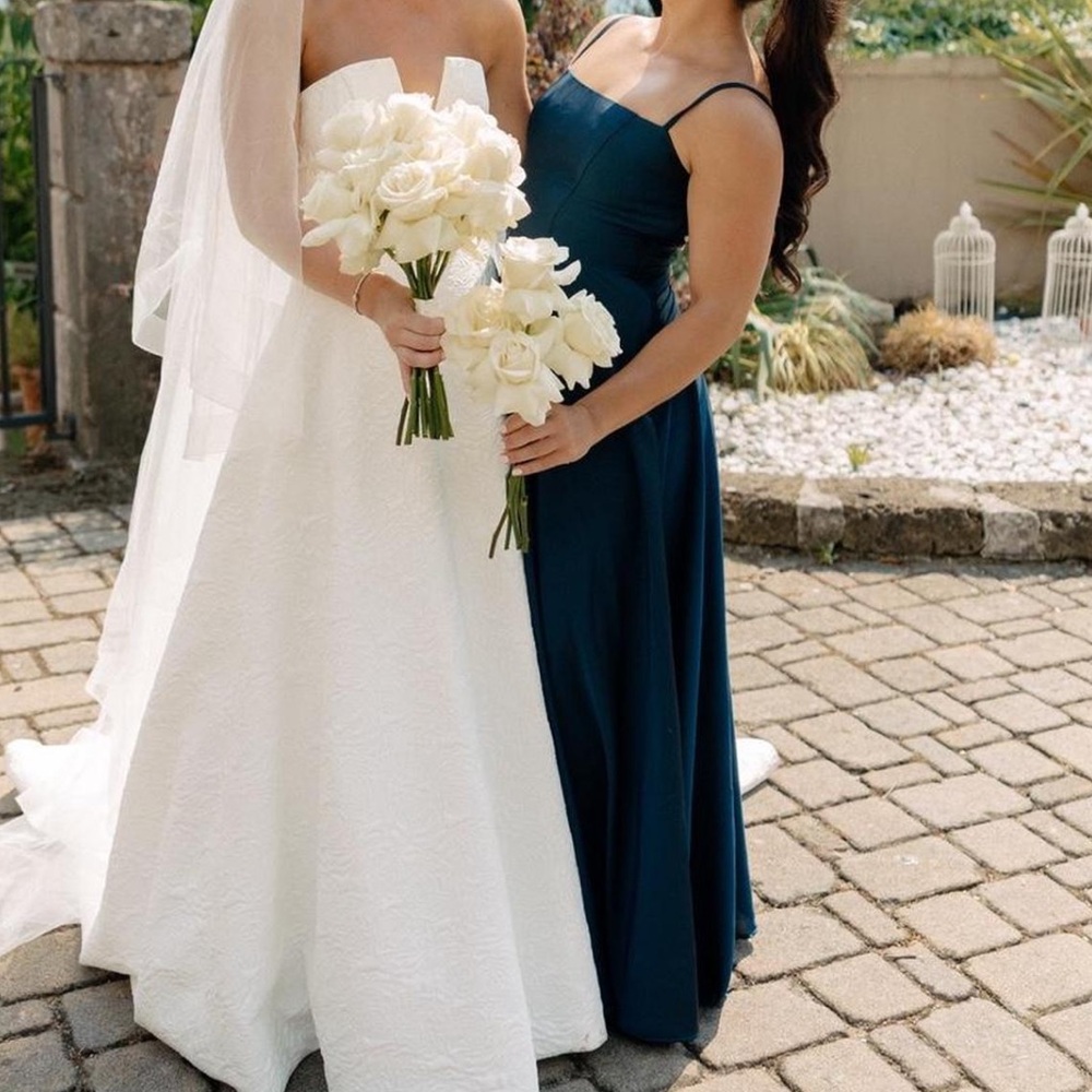 Azazie Elita Bridesmaid Dress Navy